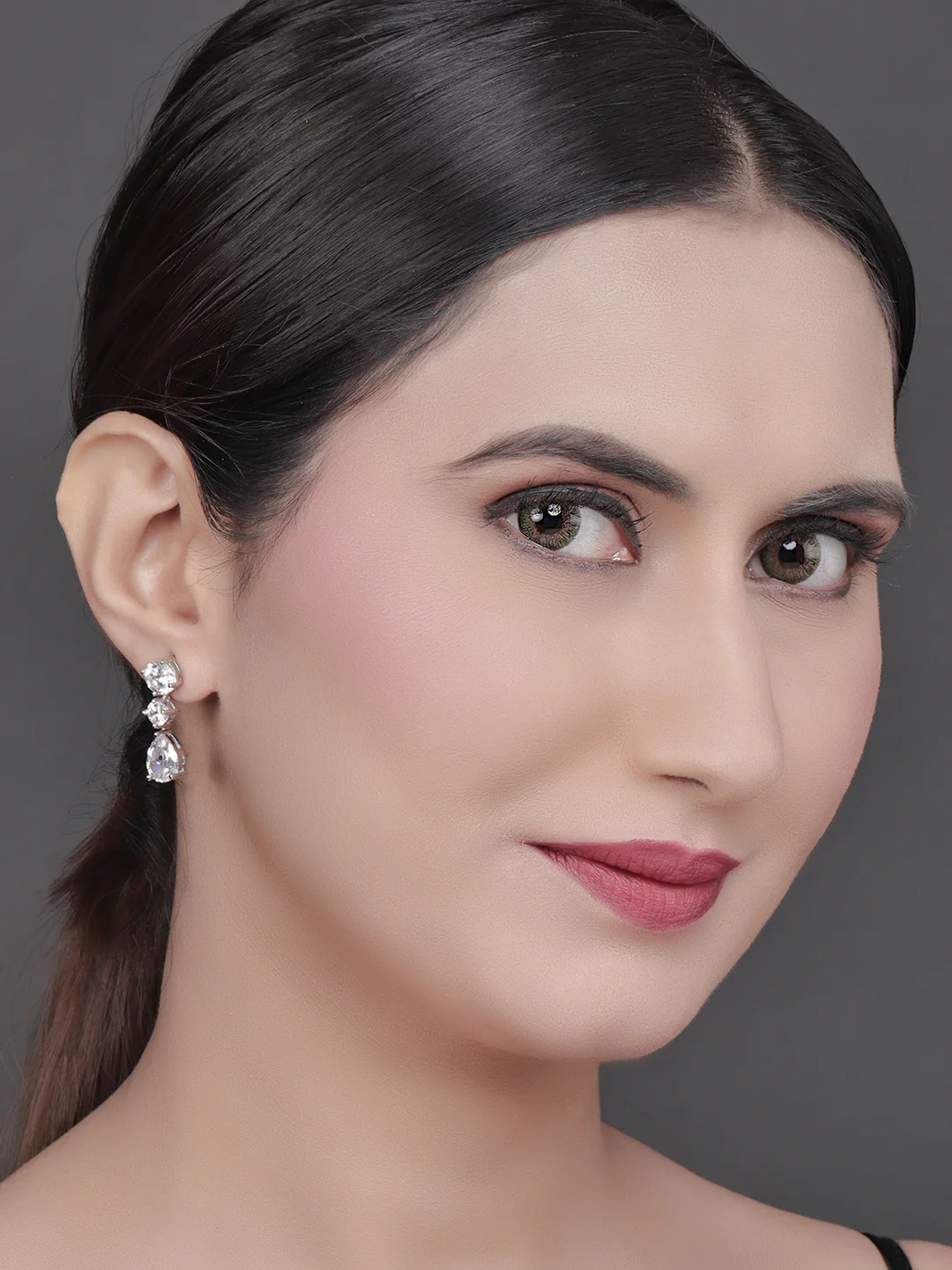 Diamond White Gold Earring