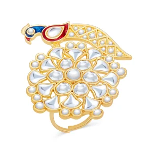 Pearl Rings Women Gold